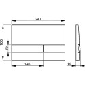 Комплект  Унитаз подвесной Duravit Architec 45720900A1 + Система инсталляции для унитазов AlcaPlast AM101/1120-4:1RS M1720-1-001 + Гигиенический душ L