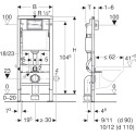 Комплект Унитаз подвесной STWORKI Merlingen MWH48 + Инсталляция Geberit Duofix 458.133.21.1 с кнопкой смыва
