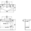 Мебельная раковина Laufen Palace 8.1170.4.000.104.R