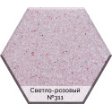 Мойка кухонная AquaGranitEx M-27 светло-розовая
