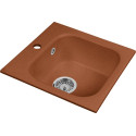 Мойка кухонная AquaGranitEx M-43 терракот