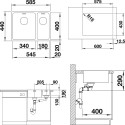 Мойка кухонная Blanco Andano 340/180-IF R