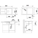 Мойка кухонная Blanco Metra 5S 513044 антрацит
