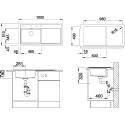 Мойка кухонная Blanco Zenar XL 6S антрацит, L