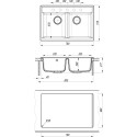 Мойка кухонная Dr. Gans Astra 780 дюна