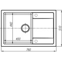 Мойка кухонная Dr. Gans Tekno 760 терра
