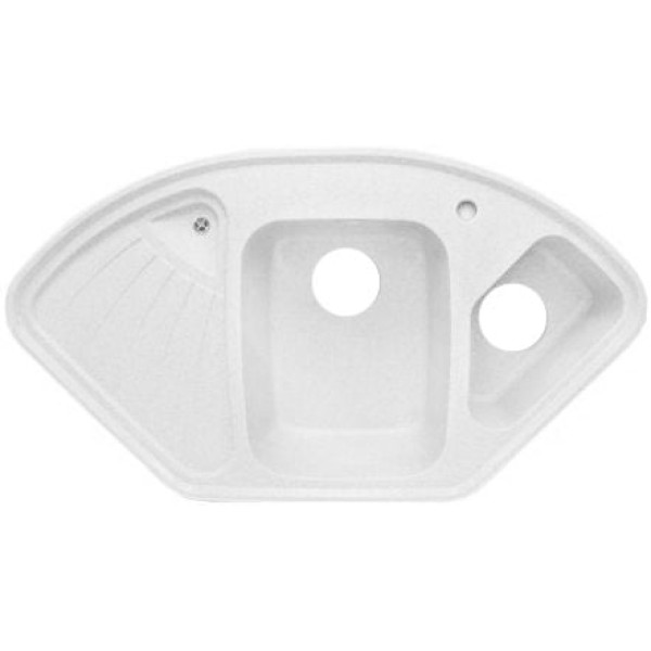 Мойка кухонная GranFest Corner C-1040 E белая