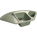 Мойка кухонная GranFest Corner C-1040 E салатовый