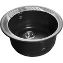 Мойка кухонная GranFest Rondo GF-R520 черный