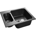 Мойка кухонная GranFest Standart GF-S615K черный