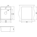 Мойка кухонная Granula Standart ST-4202 классик