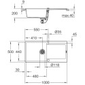 Мойка кухонная Grohe K500 31645AP0