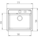 Мойка кухонная IDDIS Vane G V31C571i87