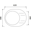 Мойка кухонная Kaiser KGMO-6250-SB песочный мрамор