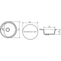 Мойка кухонная Mixline ML-GM10 серый