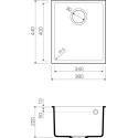 Мойка кухонная Omoikiri Bosen 38-U-PL платина