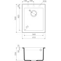 Мойка кухонная Omoikiri Bosen 41-PL платина