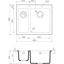 Мойка кухонная Omoikiri Bosen 59-2-BL черная