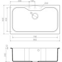 Мойка кухонная Omoikiri Maru 86-PL платина