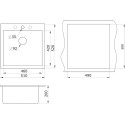 Мойка кухонная Paulmark Praktisch PM105152-BE бежевый