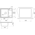 Мойка кухонная Paulmark Weimar PM216550-BE бежевый