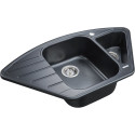 Мойка кухонная Paulmark Wiese PM529050-BLM черный металлик