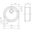 Мойка кухонная Reginox L18 390 LUX OKG сталь