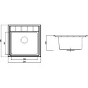 Мойка кухонная Seaman Eco Roma SMR-5050A без отверстий