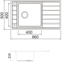 Мойка кухонная Seaman Eco Roma SMR-8650A с клапан-автоматом