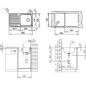 Мойка кухонная TEKA Classic 1B 1D брашированная