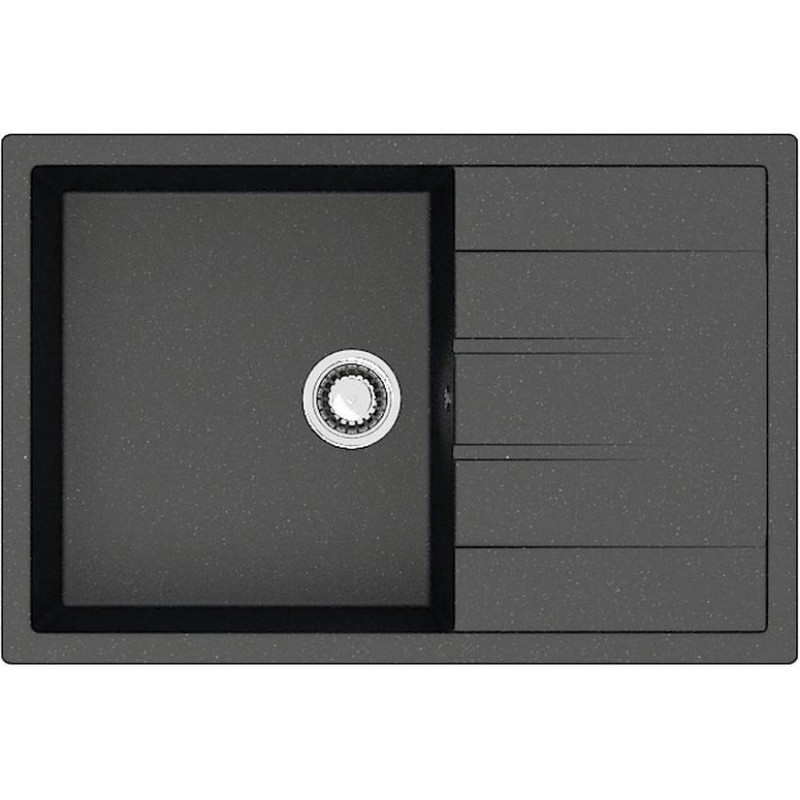 Мойка кухонная ZETT lab. T161Q004 черная