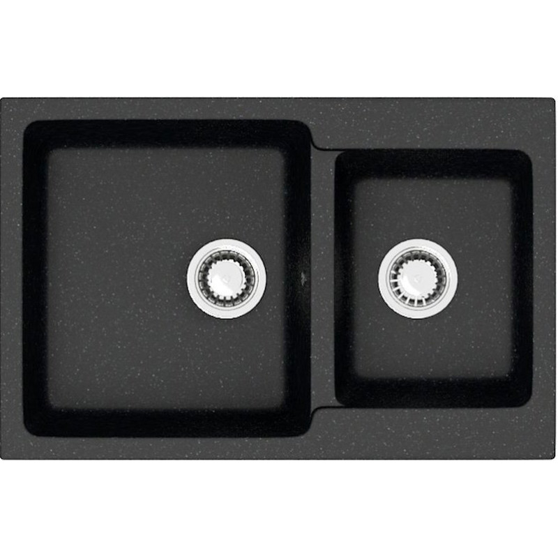 Мойка кухонная ZETT lab. T191Q004 черная
