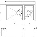 Мойка кухонная Zorg Inox R 78-2-44