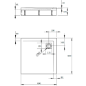 Поддон для душа Radaway Argos C 80x80