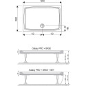 Поддон для душа Ravak Gigant Pro 120х90 Flat