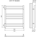 Полотенцесушитель электрический Lemark Unit П7 50x60
