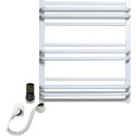 Полотенцесушитель электрический Luxrad Regular G Plus 064086 60х53 L, белый, терморегулятор selmo smart programm с пультом