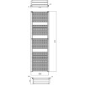 Полотенцесушитель электрический Luxrad Regular G Plus 064182 120х53 L, белый, терморегулятор selmo smart programm с пультом
