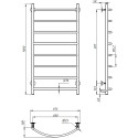 Полотенцесушитель электрический Тругор Пэк 5 100x60