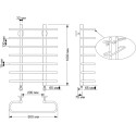 Полотенцесушитель водяной Secado Венеция 50x100 (32/18)