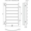 Полотенцесушитель водяной Terminus Классик П7 500x796 с боковым подключением 500