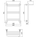 Полотенцесушитель водяной Стилье Версия-Н1 60x40