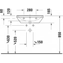 Раковина Duravit D-Neo 2366600000