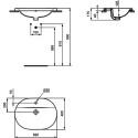 Раковина Ideal Standard Connect E504001 62 см