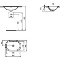 Раковина Ideal Standard Connect E504801 55 см