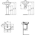 Раковина Ideal Standard Esedra Guest T281101 45 см