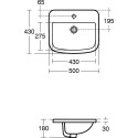 Раковина Ideal Standard Tempo T059201 50 см