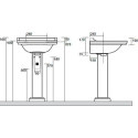 Раковина Kerasan Waldorf 4140