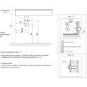 Раковина Цвет и Стиль Фишка 60 L