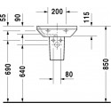 Рукомойник Duravit DuraStyle 070845